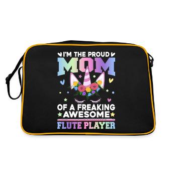 Flûtiste - Sac Retro - noir/or - Dos