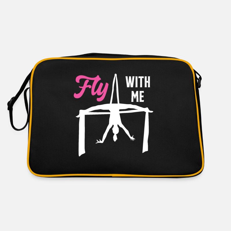Flieg mit mir Silk Circus Antenne Retro Tasche