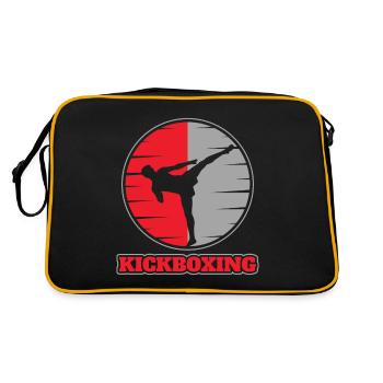 Kickboxer Arts martiaux Kickboxing Kickboxen - Sac Retro - noir/or - Dos