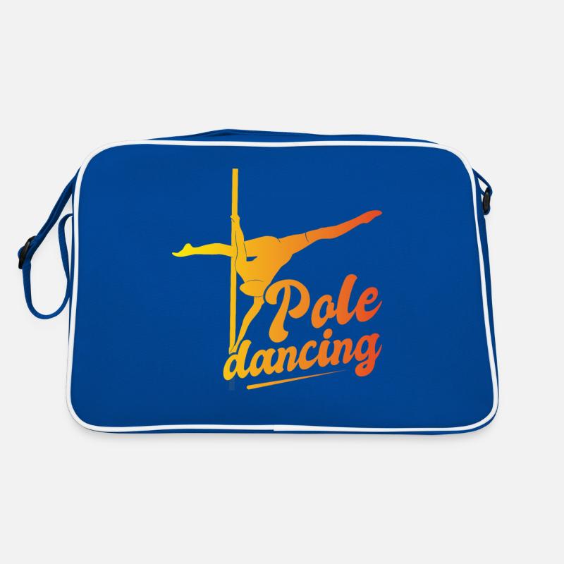 Pole Dance Tänzerin, Stangentanz, Pole Dancing Retro Tasche