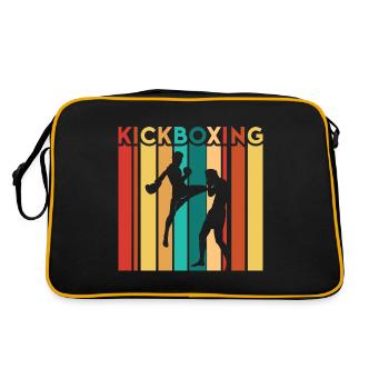 Kickboxer Arts martiaux Kickboxing Kickboxen - Sac Retro - noir/or - Dos
