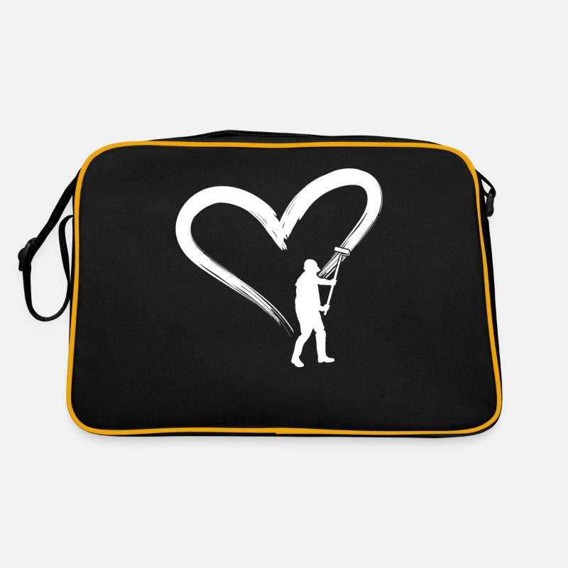 House Painter Decorator Heart Retro Bag