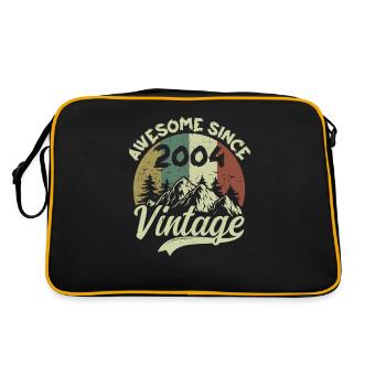 Vintage 2004 Birthday Gift 2004 - Retro Bag - black/gold - Back