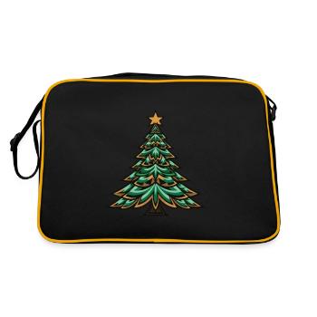 Arbre de Noël Noël - Sac Retro - noir/or - Dos