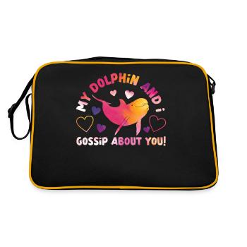 Dolphin My Dolphin And I Gossip - Retro Bag - black/gold - Back