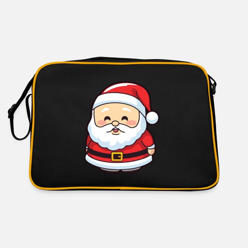 Père Noël drôle de Noël Sac Retro