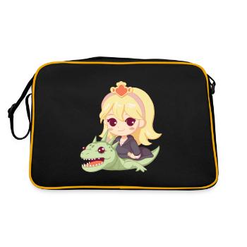 Princesse Dragon Mignon - Sac Retro - noir/or - Dos