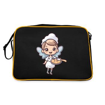 Backfee Fairy Baking Cooking - Retro Bag - black/gold - Back