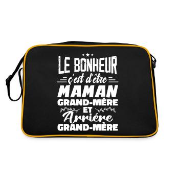 Arrière Grand Mère - Sac Retro - noir/or - Dos