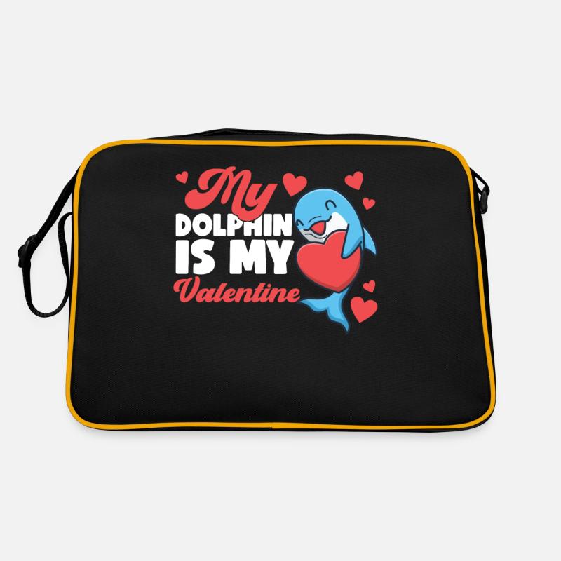 Dauphin Saint Valentin Mon Dauphin Sac Retro