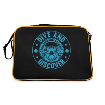 Plongée sous-marine, Plongée sous-marine, Vacances en mer - Sac Retro - noir/or - Dos