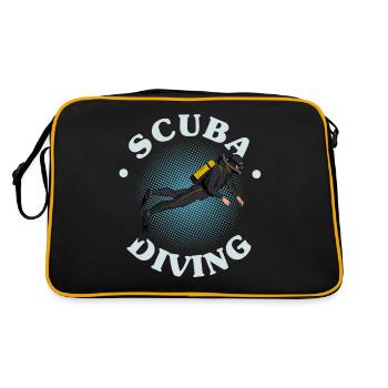 Plongée sous-marine, Plongée sous-marine, Vacances en mer - Sac Retro - noir/or - Dos