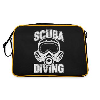 Plongée sous-marine, Plongée sous-marine, Vacances en mer - Sac Retro - noir/or - Dos