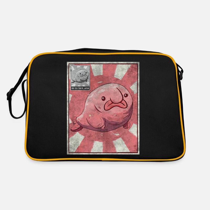 Kawaii Blobfish Affiche Japonaise Sac Retro