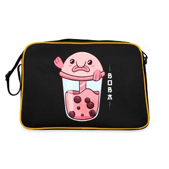 Blobfish Bladder Thé au lait - Sac Retro - noir/or - Dos