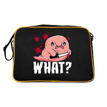 Drôle de poisson blob - Sac Retro - noir/or - Dos