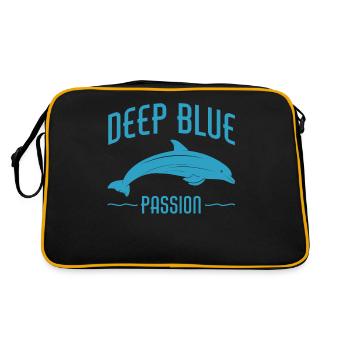 Plongée sous-marine, Plongée sous-marine, Vacances en mer - Sac Retro - noir/or - Dos