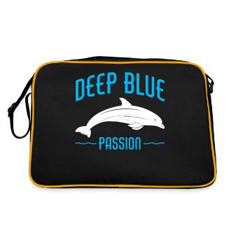 Plongée sous-marine, Plongée sous-marine, Vacances en mer - Sac Retro - noir/or - Dos