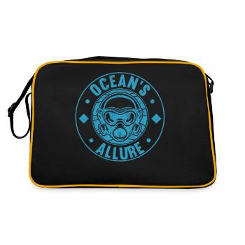 Plongée sous-marine, Plongée sous-marine, Vacances en mer - Sac Retro - noir/or - Dos