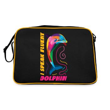 Dauphin Je parle couramment Dauphin - Sac Retro - noir/or - Dos