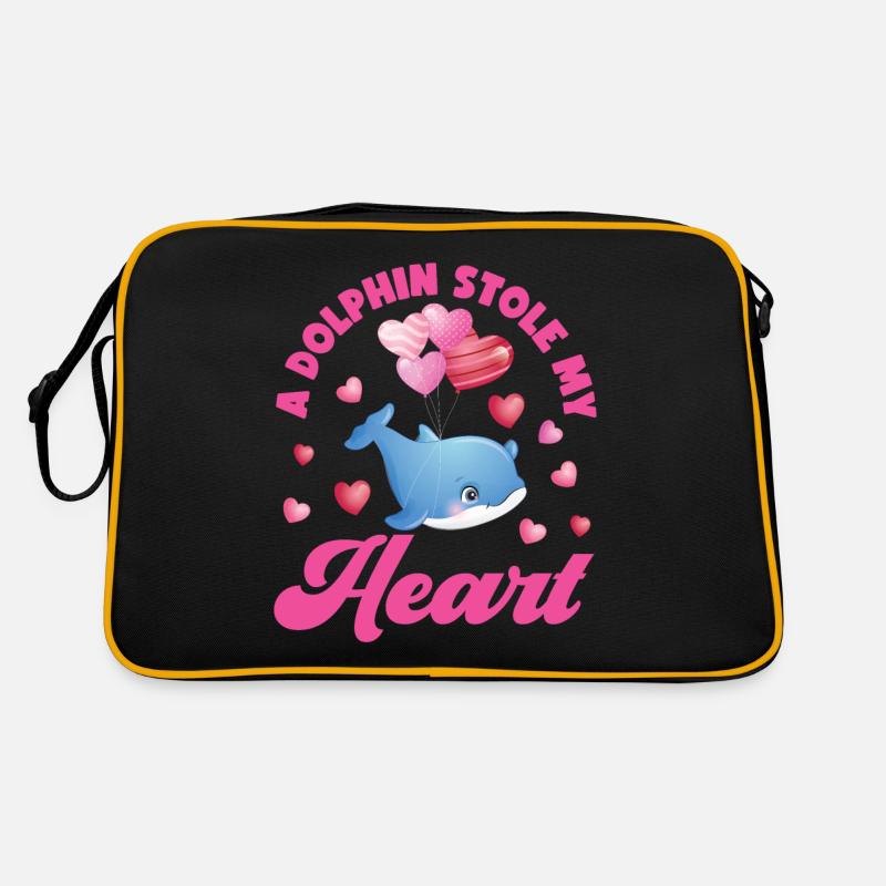 Dauphin Saint Valentin Un Dauphin Sac Retro