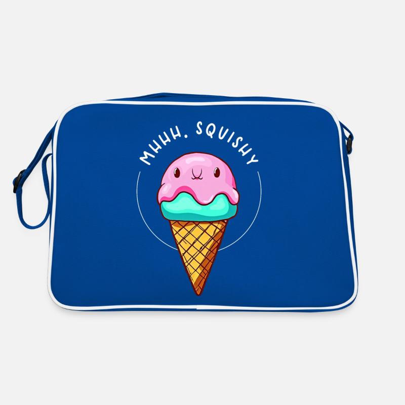 Kawaii Blobfish Ice Squishy Eiscreme Retro Tasche