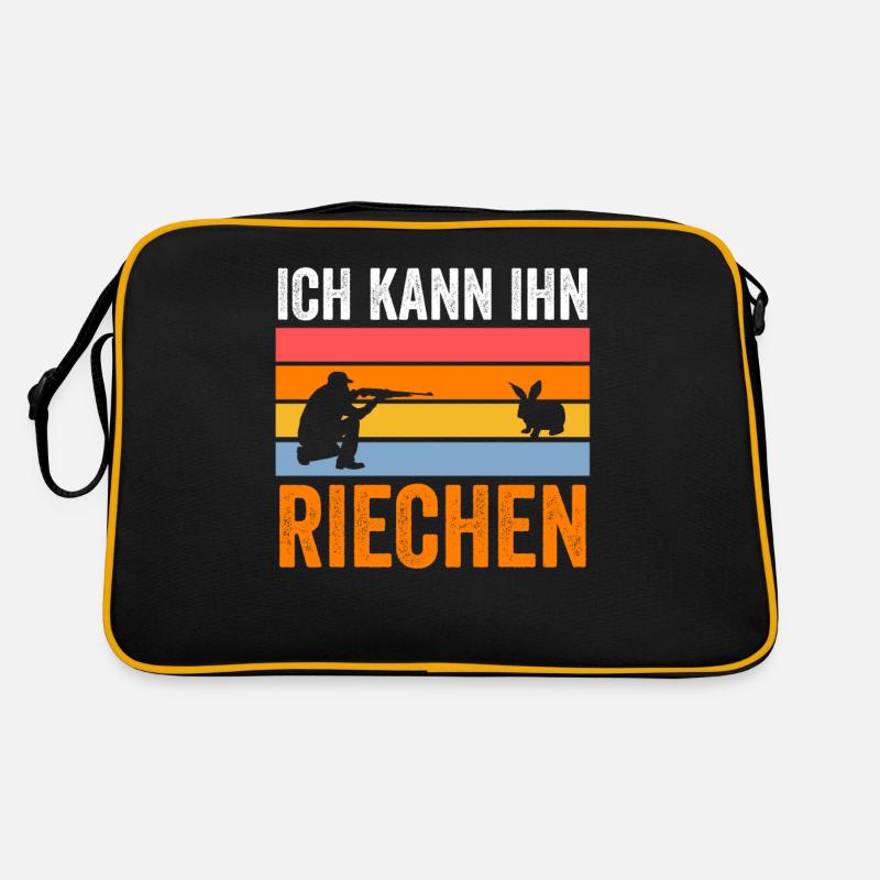 Hasenjäger Hasenjagd Kaninchenjagd Jäger Retro Tasche