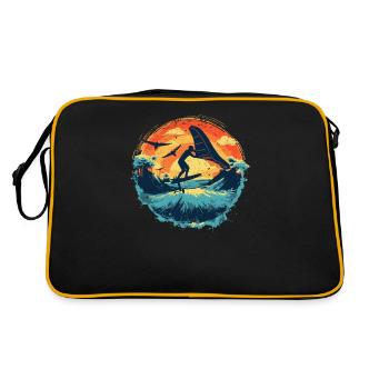 Wingfoil Surfer Planches de Wingfoil Hydrofoil - Sac Retro - noir/or - Dos