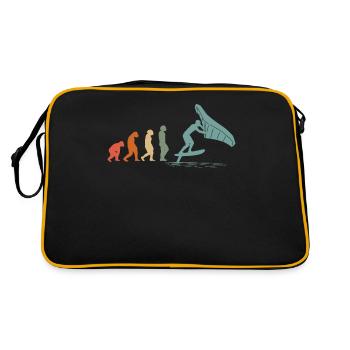 Planche de wingfoil Surfer Wingfoil Vintage - Sac Retro - noir/or - Dos