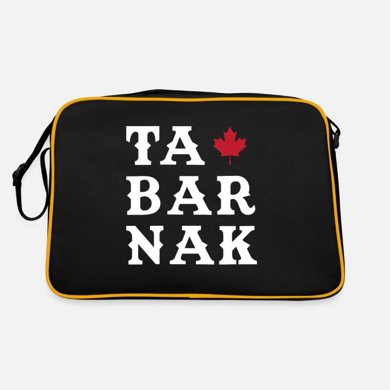 Tabarnak Je Me Barre Au Canada Feuille D'érable Sac Retro