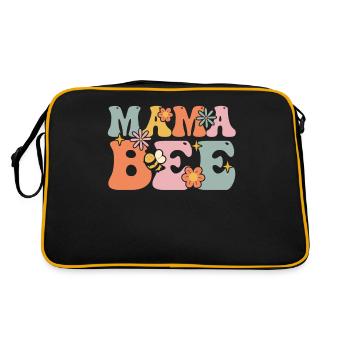 Groovy apiculteur abeille mère - Sac Retro - noir/or - Dos