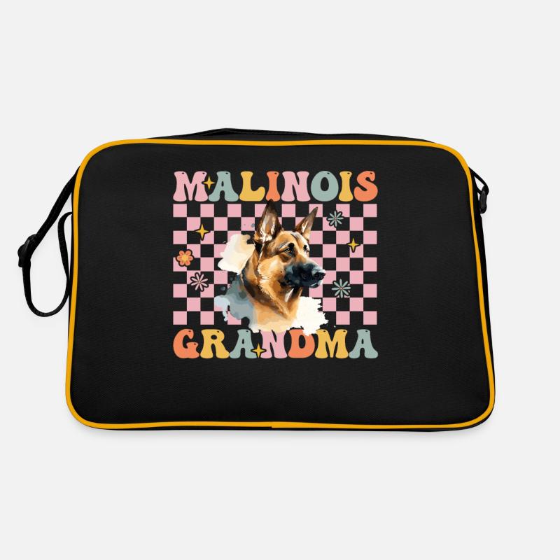 Chien Malinois belge Groovy Sac Retro