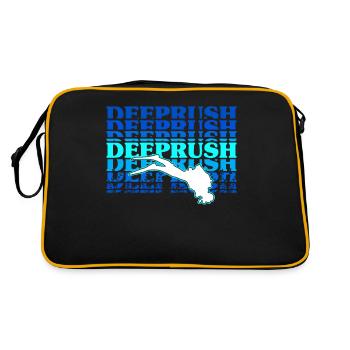 Plongée sous-marine, Plongée sous-marine, Vacances en mer - Sac Retro - noir/or - Dos
