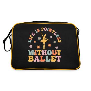Groovy Ballerina - Retro Bag - black/gold - Back