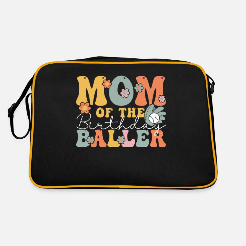 Groovy Baseball Mom Retro Tasche