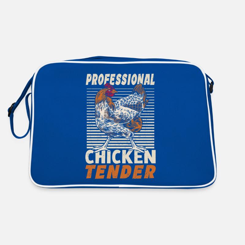 Professionelle Chicken Tender Crazy Chicken Lady Retro Tasche