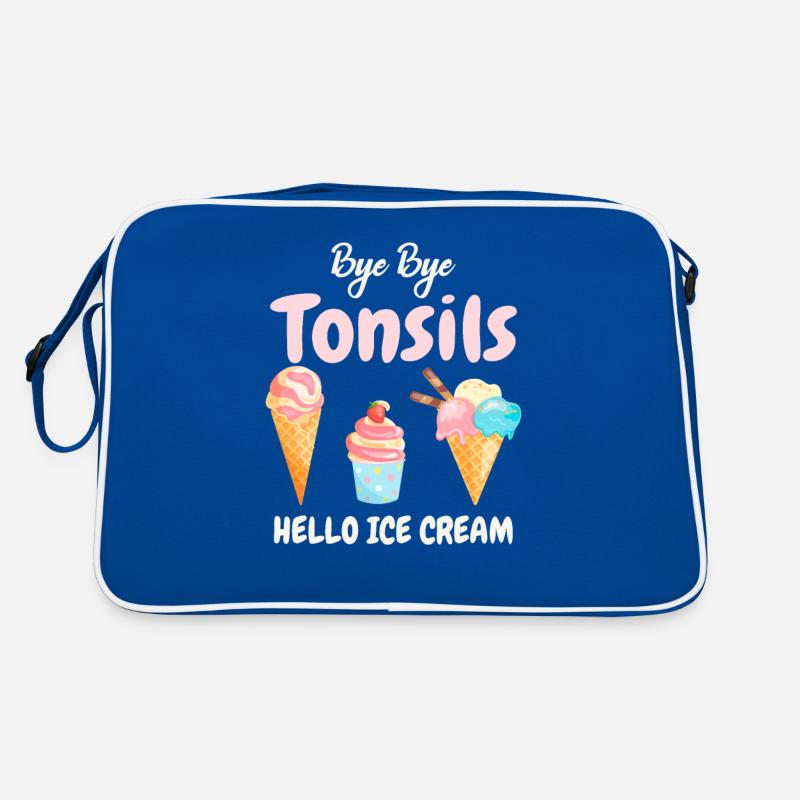 Bye Bye Tonsils Hello Ice Cream Retro Bag