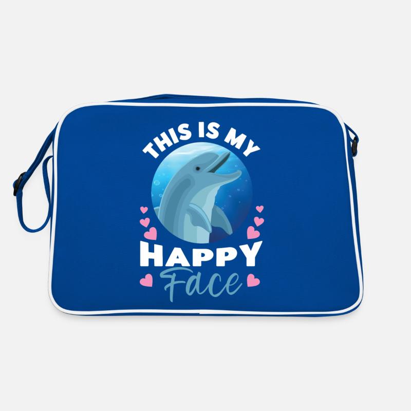 Dauphin C’est mon visage heureux Sac Retro