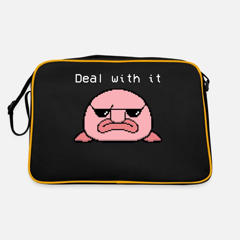 Pixel de poisson blob Sac Retro