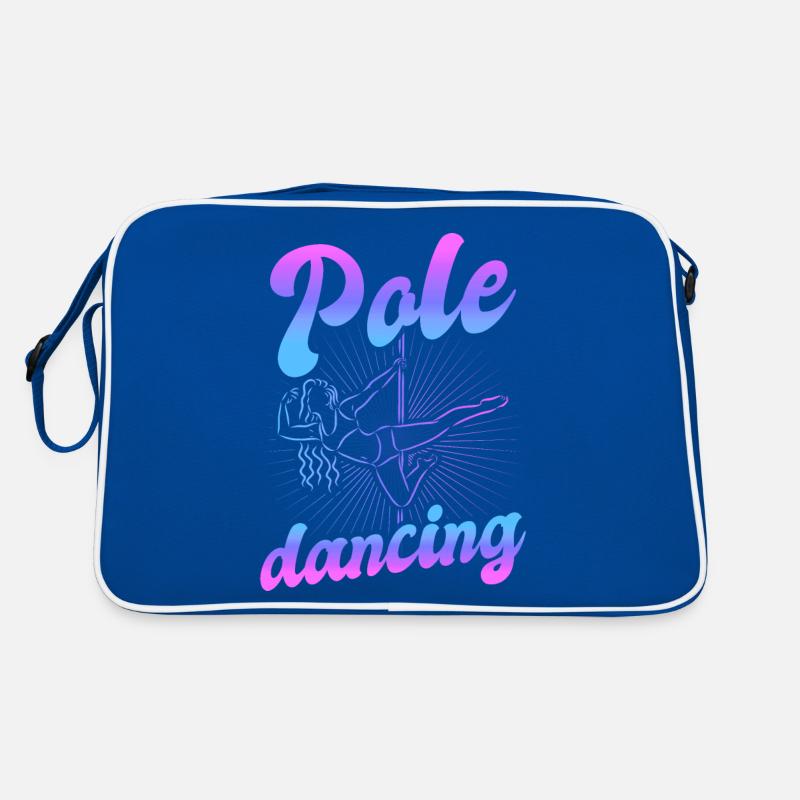 Pole Dance Tänzerin, Stangentanz, Pole Dancing Retro Tasche