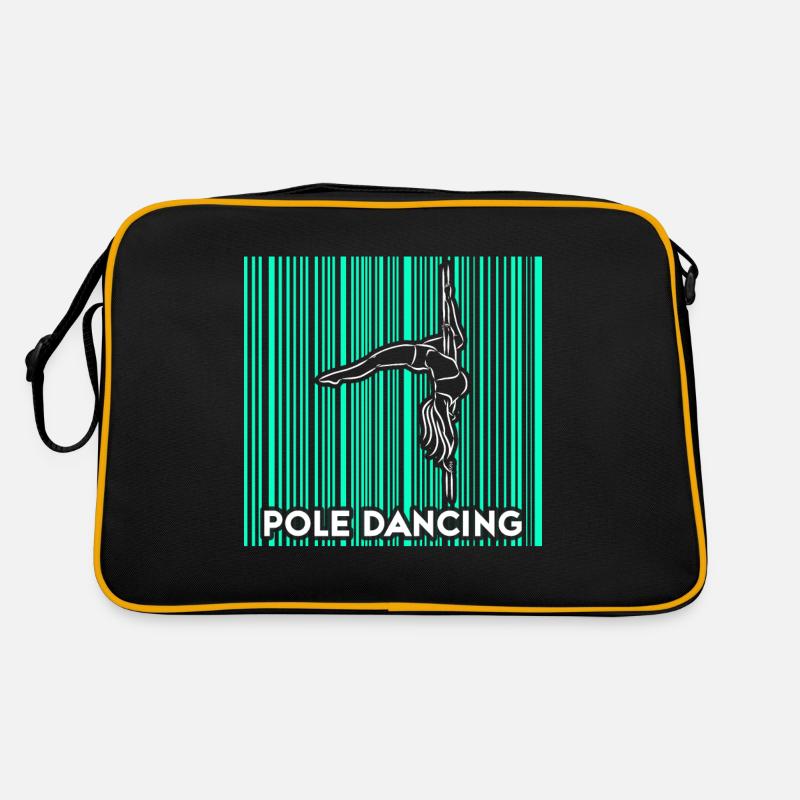 Pole Dance Dancer, Pole Dance, Pole Dancing Retro Bag