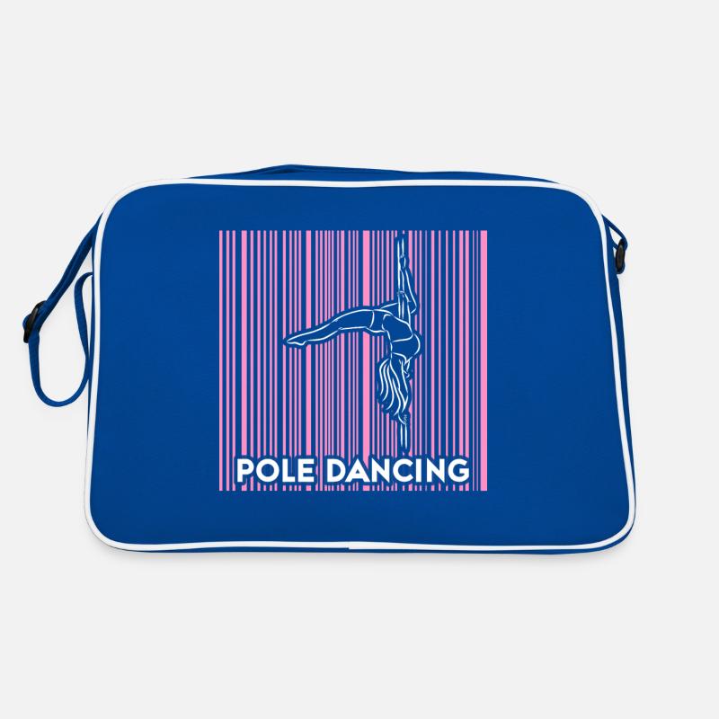 Pole Dance Tänzerin, Stangentanz, Pole Dancing Retro Tasche