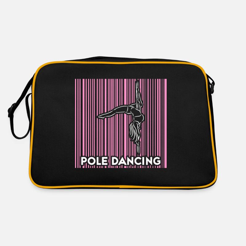 Pole Dance Dancer, Pole Dance, Pole Dancing Retro Bag