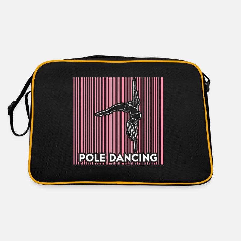 Pole Dance Dancer, Pole Dance, Pole Dancing Retro Bag