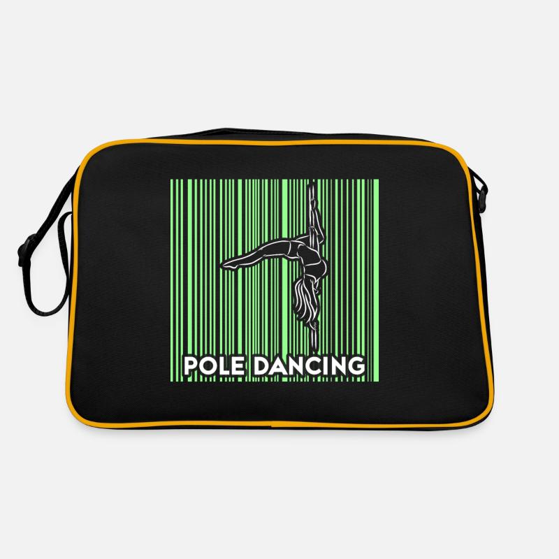 Pole Dance Dancer, Pole Dance, Pole Dancing Retro Bag