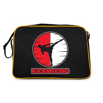 Kickboxer Arts martiaux Kickboxing Kickboxen - Sac Retro - noir/or - Dos