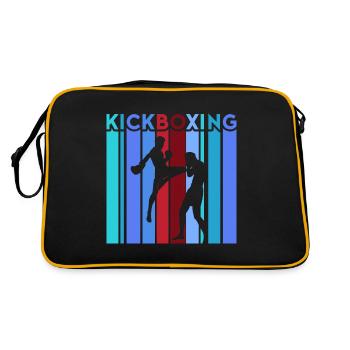 Kickboxer Arts martiaux Kickboxing Kickboxen - Sac Retro - noir/or - Dos