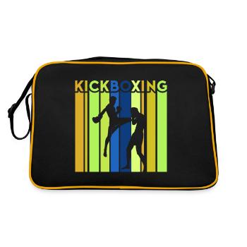 Kickboxer Arts martiaux Kickboxing Kickboxen - Sac Retro - noir/or - Dos