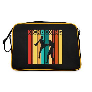 Kickboxer Arts martiaux Kickboxing Kickboxen - Sac Retro - noir/or - Dos
