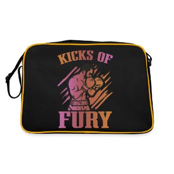 Kickboxer Arts martiaux Kickboxing Kickboxen - Sac Retro - noir/or - Dos